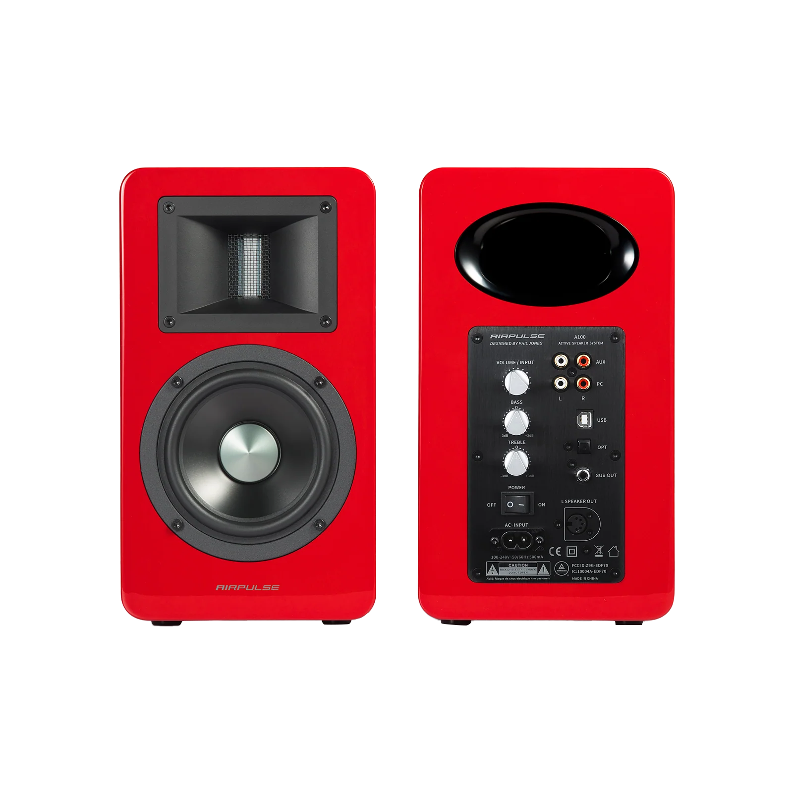 A100 Hi-Res Active Speaker System - Pair(Certified Refurbished) - Image 3
